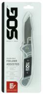 SOG Fielder Assisted Folder 3.5 5Cr15MoV Clip Point G10 Black/Aluminu