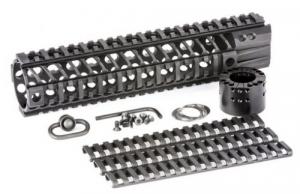 Spikes BAR2 Quad Rail AR-15 10" Aluminum Black - SAR2110