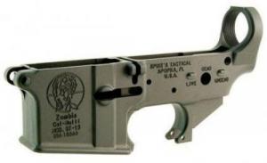 Spike's Tactical Zombie AR-15 Stripped 223 Remington/5.56 NATO Lower Receiver - STLS011 Spike's Tactical Zombie AR-15 Stripped 223 Remington/5.56 NATO Lower Receiver - STLS011