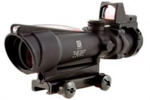 Trijicon ACOG 3.5x35 Scope, Dual Illuminated Red Crosshair .223 Ballistic Reticle, 3.25 MOA RMR Sight, and TA51 Mount - TA11J-RMR