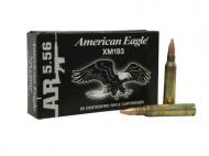 Federal American Eagle 5.56 NATO XM193 55Gr FMJ 20 rounds