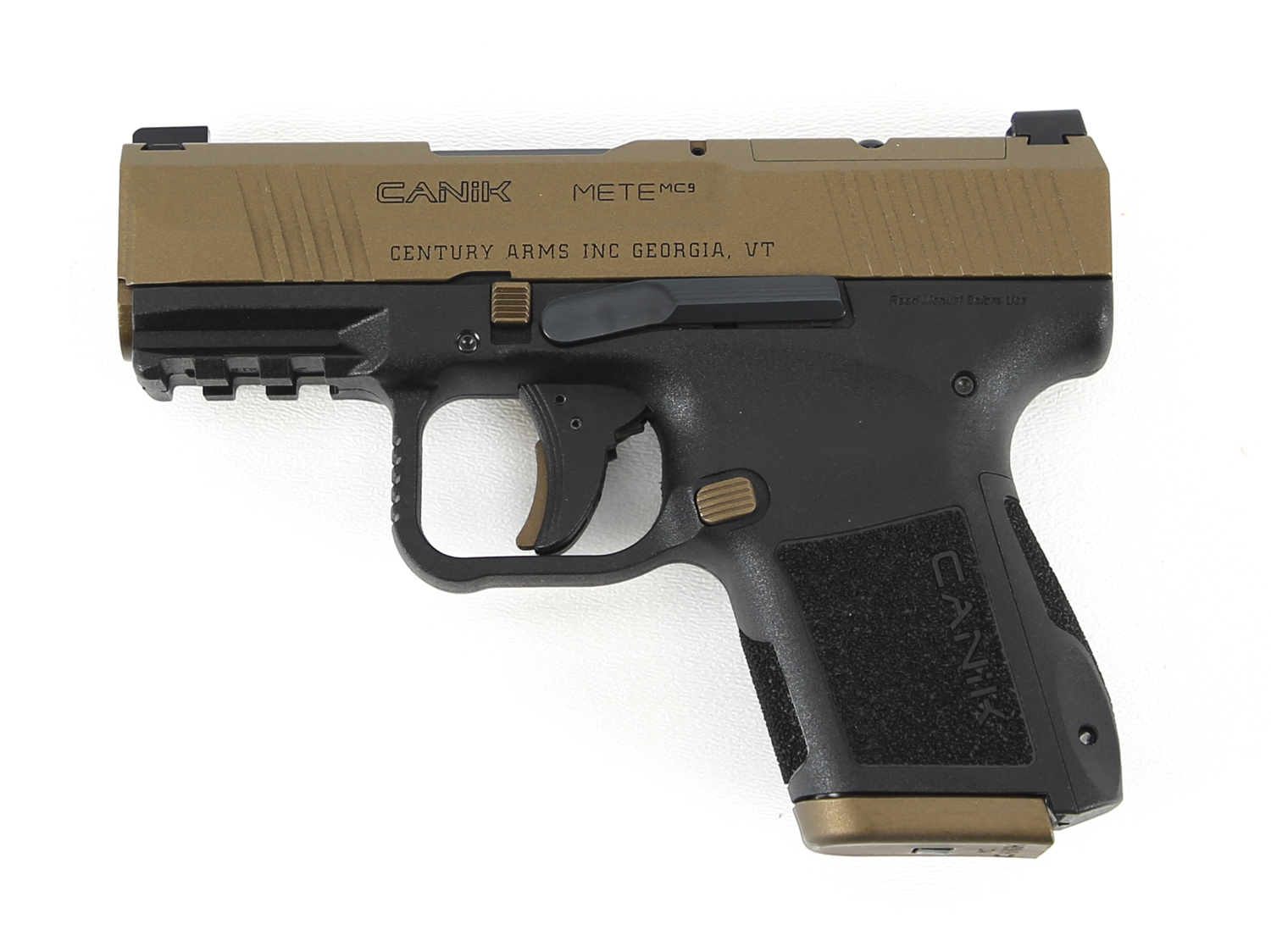 Canik Mete Mc9 9mm Bronze 15+1 Mo1 Optic HG7620BVN | 15+1 Rounds