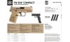 FN 509C Bundle 9mm Flat Dark Earth 24+1 Five Magazines  (Image 4)
