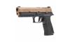 Sig Sauer P320 XTEN Endure 10mm Black Frame FDE Cerakote Finish Slide w/Topographic Laser Etched Pattern Optic Ready (Image 3)