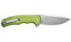 CIVIVI Knife Praxis 3.75 Lime Green Aluminum/Satin Button Lock (Image 2)