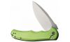 CIVIVI Knife Praxis 3.75 Lime Green Aluminum/Satin Button Lock (Image 3)