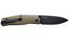 Civivi Knives C22007-2 Sokoke EDC 3.35 Folding Drop Point Plain Black Stonewashed 14C28N Steel Blade, Green Textured Burlap Mic (Image 2)