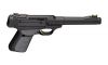 Browning Buck Mark Camper 22 LR 10+1 5.90 Matte Black Threaded Bull Barrel, Matte Black Aluminum Frame, Gray UFX Grip (Image 3)