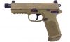 FN FNX Single/Double Action .45 ACP 5.3 10+1 Flat Dark Earth Interchangeable Backstrap Grip (Image 2)