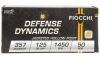 Fiocchi 357 MAG 125gr  Semi Jacketed Hollow Point 50rd box (Image 2)