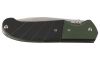 CRKT 6850 Ignitor 3.38 Folding Modified Drop Point Plain Satin 8Cr14MoV SS Blade/ Black/Green G10 Handle Includes Pocket Clip (Image 3)