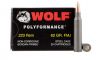 Wolf Performance  .223 Remington 62 Grain Bi-Metal Full Metal Jacket 20rd box (Image 2)
