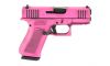 Glock, 43X, Striker Fired, Semi-automatic, Polymer Frame Pistol, Sub-Compact, 9MM, Distressed Bubble Gum (Image 3)