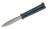Lucha Balisong Butterfly Knife 4.6 CPM-20CV Working Spear Point Blade (Image 2)