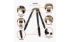 Athlon Midas CF29 Carbon Fiber Tripod 9 - 65 Camo with Soft Sided Carrying Case (Image 4)