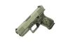 Glock 43x Custom Bushido Mask Battleworn Slide 9mm Semi Auto Pistol (Image 4)