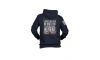 Nine Line Reread Not Rewritten Hoodie Navy Medium (Image 2)