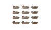 Rig Em Right Mainline Series Green-Winged Teal Duck Decoy 12/ct (Image 2)
