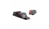 Trijicon HD Night Sights Green/Tritium Orange Outline Front Sight-Green Tritium Black Outline Rear Sight for Glock (Image 2)