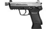 Heckler & Koch H&K HK45 Compact Tactical V1 .45 ACP 4.57 10+1 (2) Black Black Steel Slide Black Interchangeable Backstrap Grip (Image 2)
