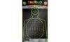 Truglo Tru-See Handgun Target Self-Adhesive Heavy Paper Black/Green 12x18 Silhouette 6 Pack (Image 2)