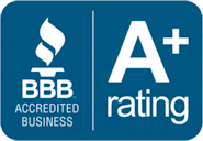 BBB ACCREDITED BUSINESS, A+ Rating