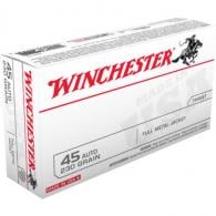 Main product image for Winchester USA .45 ACP 230 Grain Full Metal Jacket 50rd box